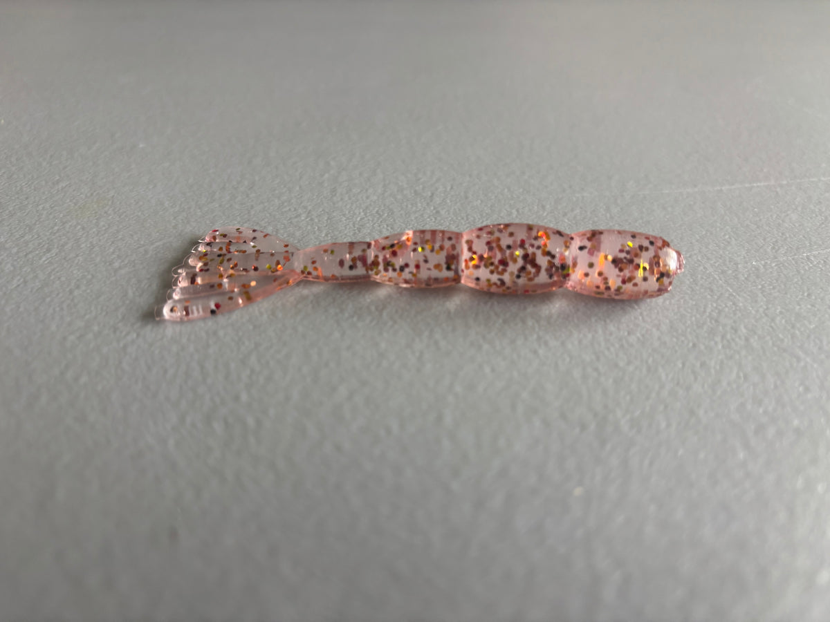 Shrimp 3”- Champagne Sparkle 8 per pack- coffee scent