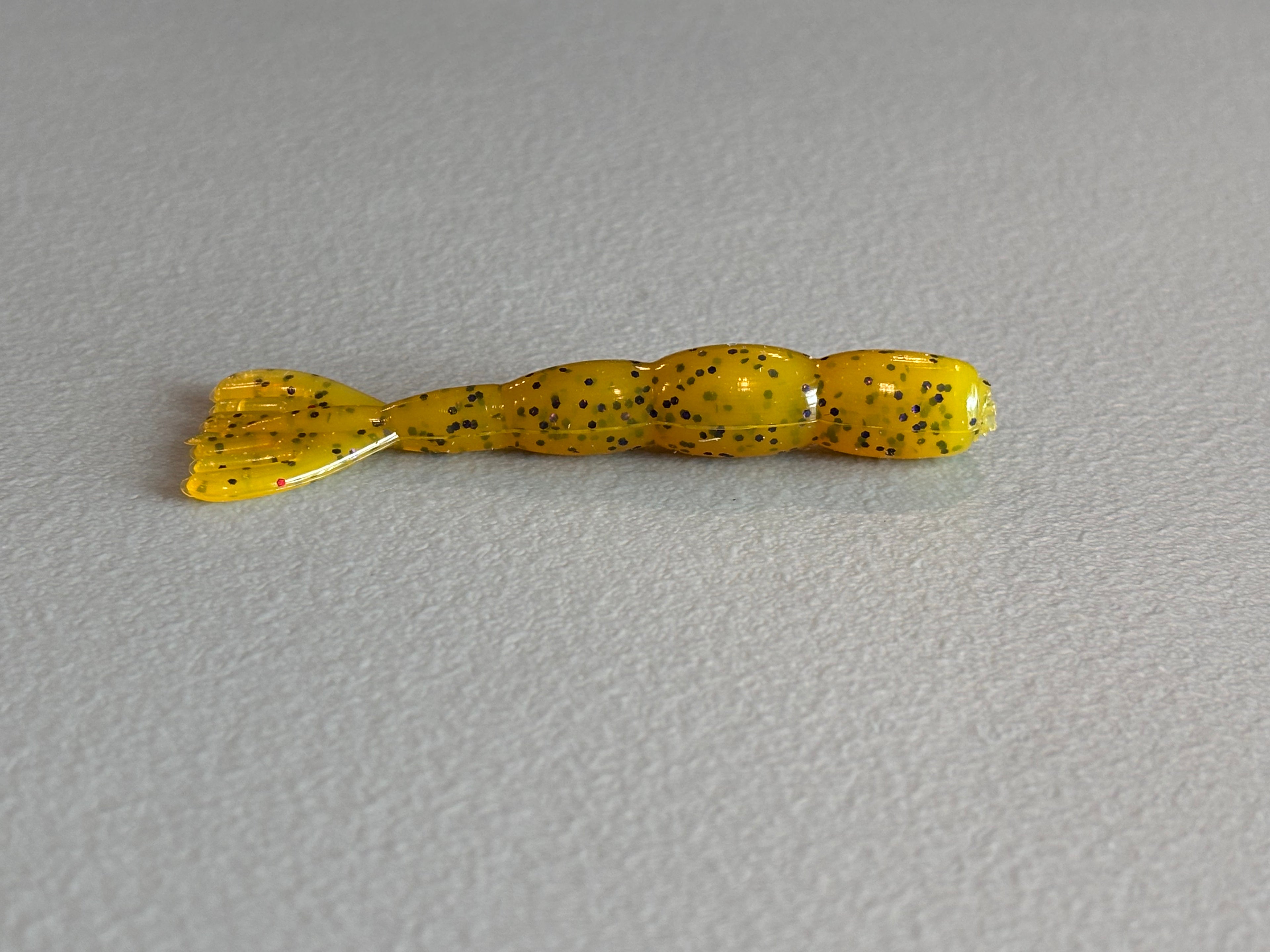 Shrimp 3”- Pepper Grass 8 per pack- coffee scent