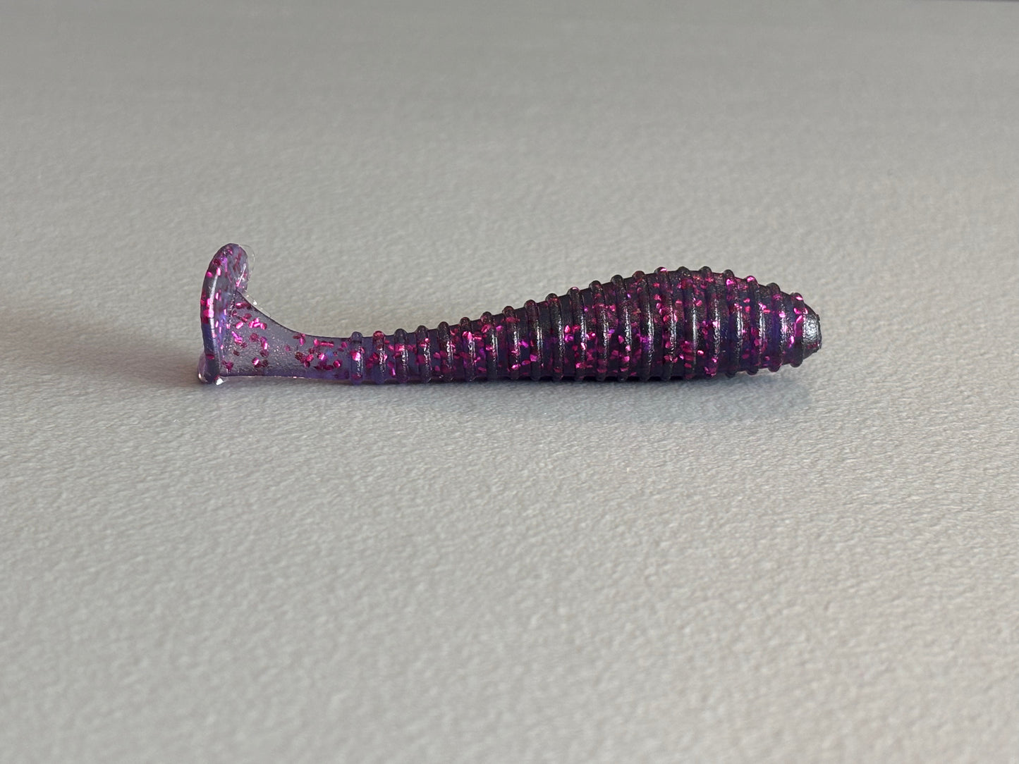 Swimbait 3-1/2” Ripper- FL Grape 9 per pack- coffee scent