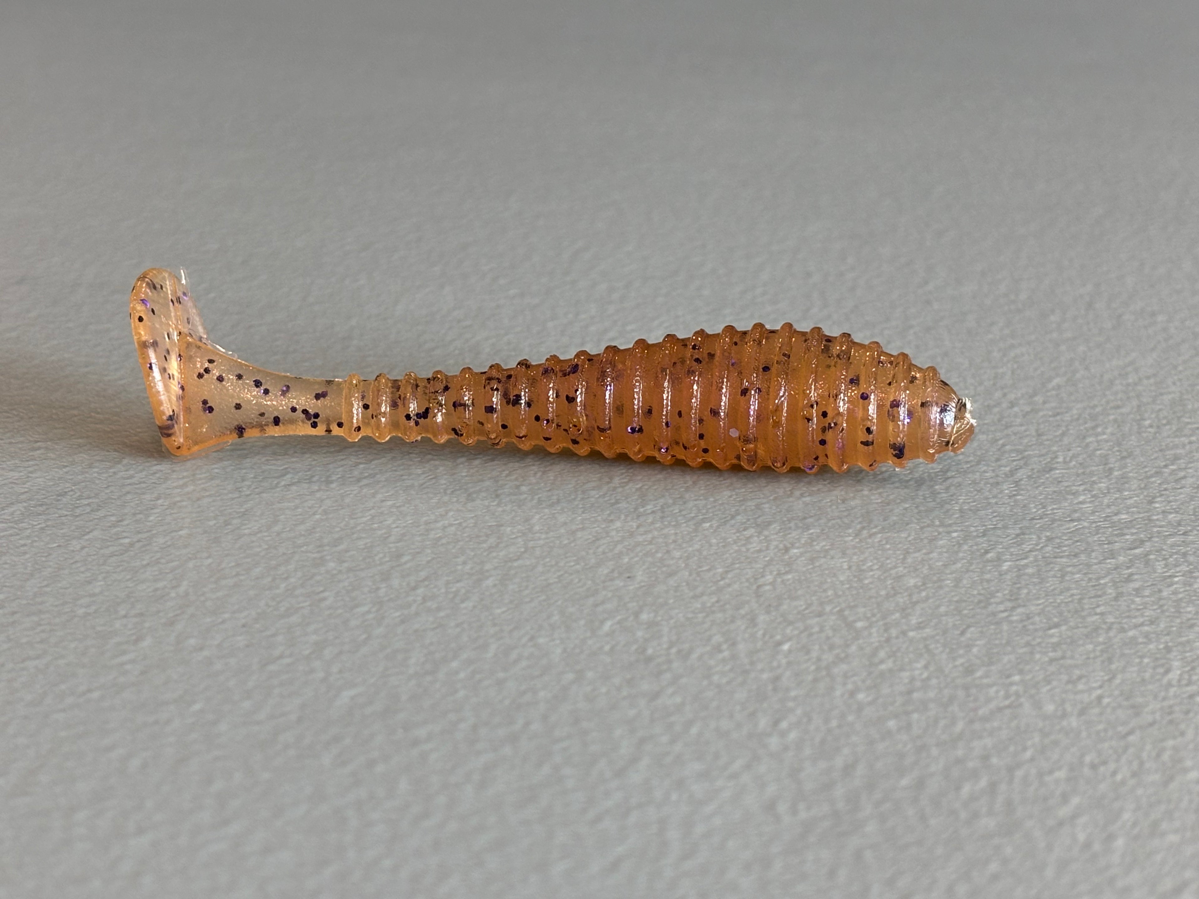 Swimbait 3-1/2” Ripper- Night Crawler 9 per pack- coffee scent