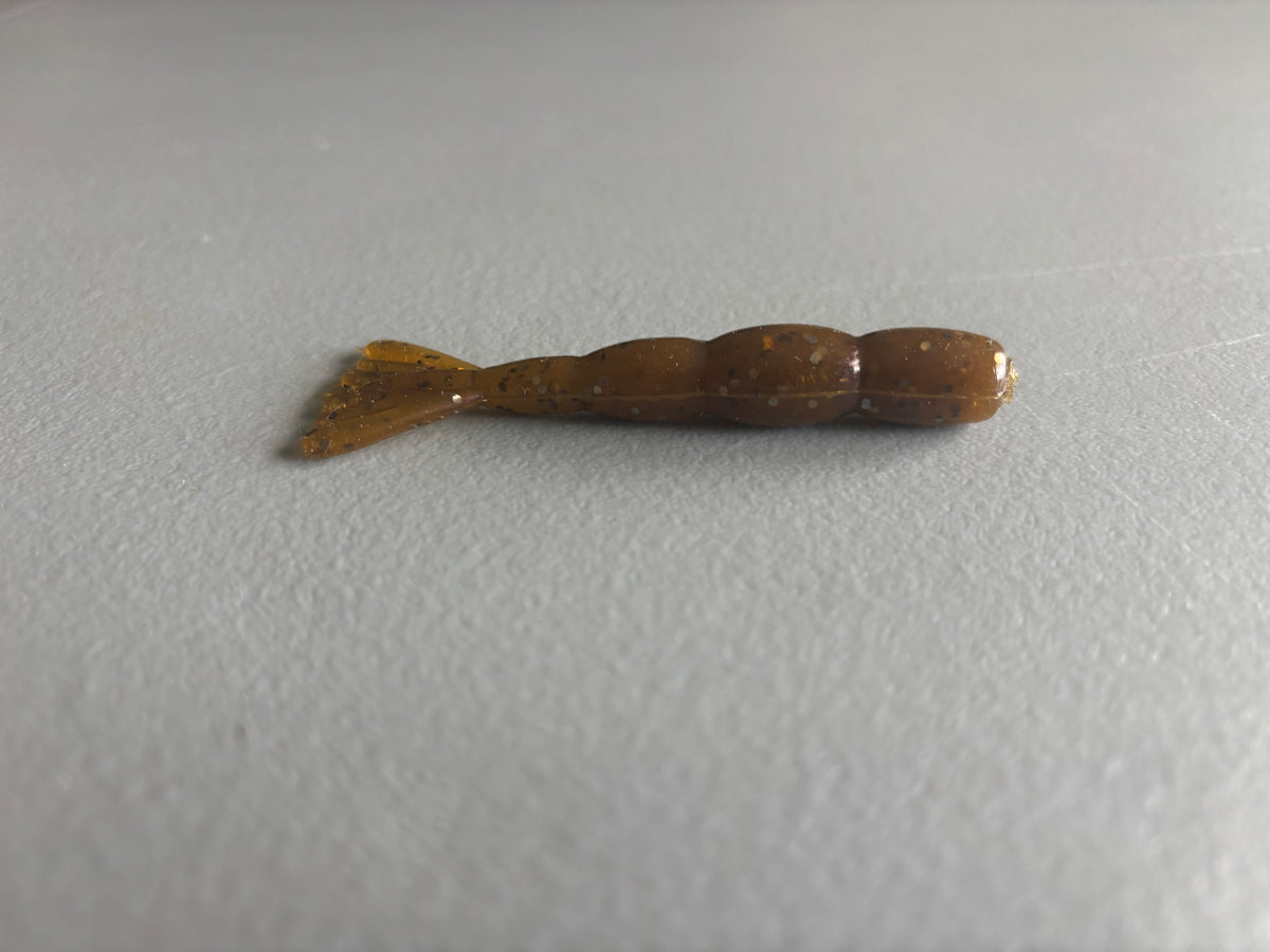 Shrimp 3”- Mud Magic 8 per pack- coffee scent