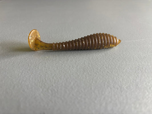 Swimbait 3-1/2” Ripper Mud Magic 9 per pack- coffee scent