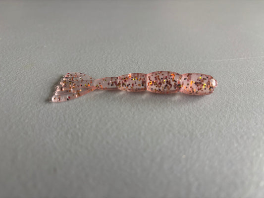 Shrimp 3”- Champagne Sparkle 8 per pack- coffee scent